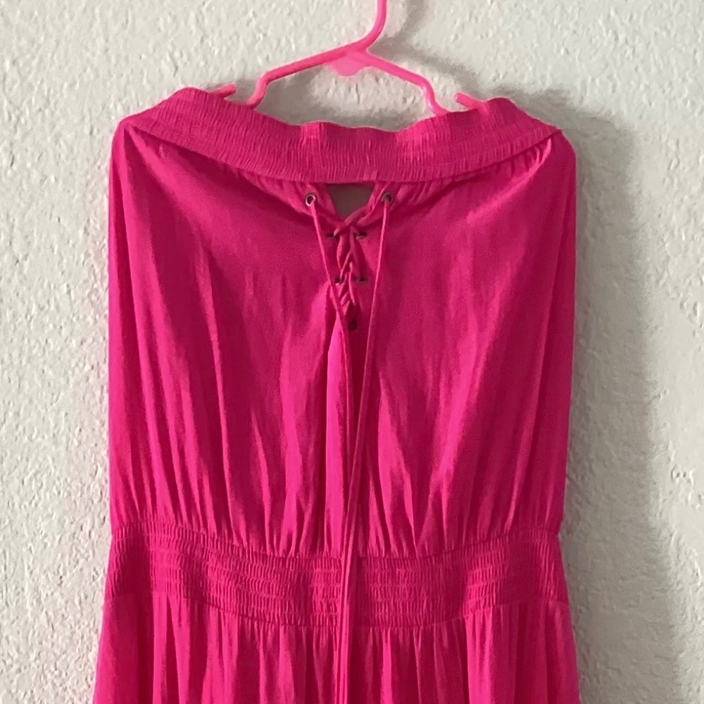 Ramy Brooke New York summer dress. Strapless